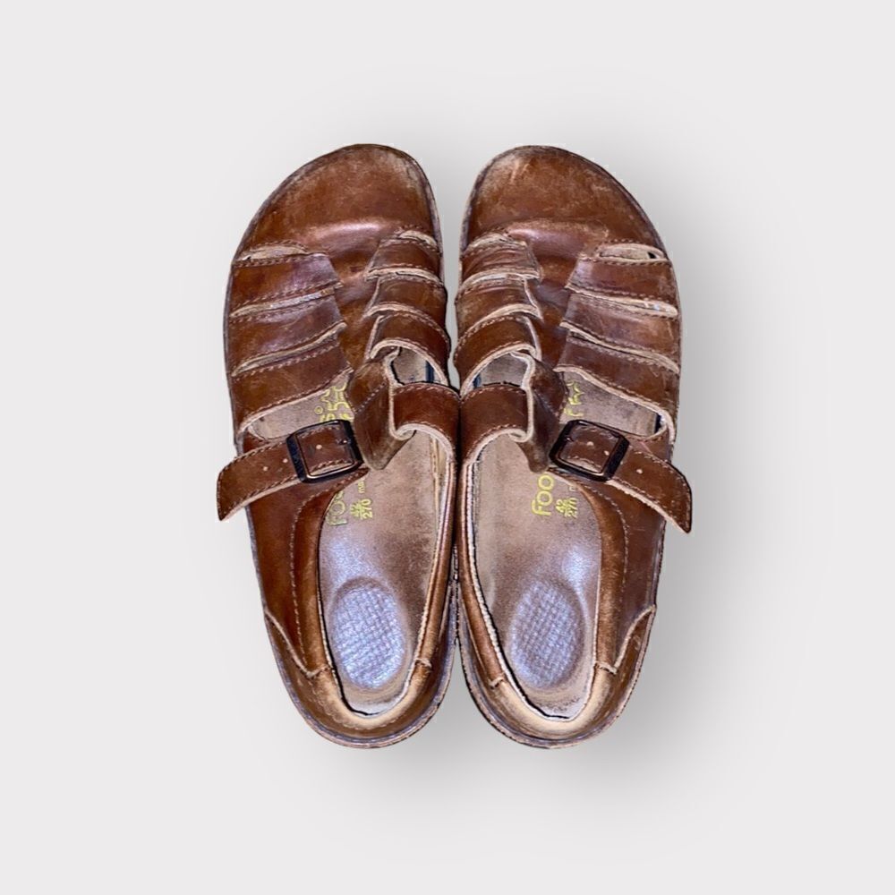 Footprints Brown Leather Shoes Size 11.5